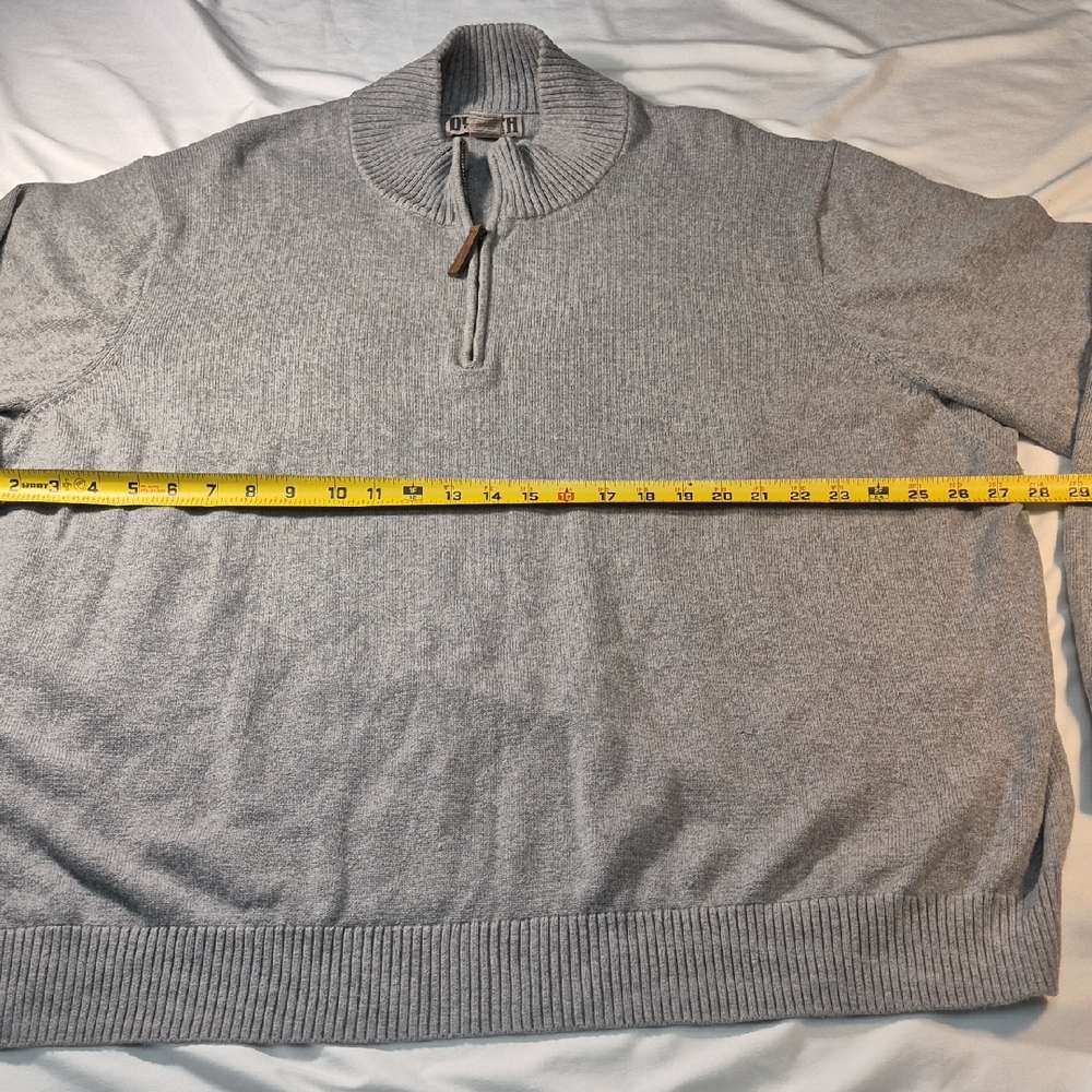 Duluth Trading Co Gray Zip Up Sweater - Picture 5 of 13